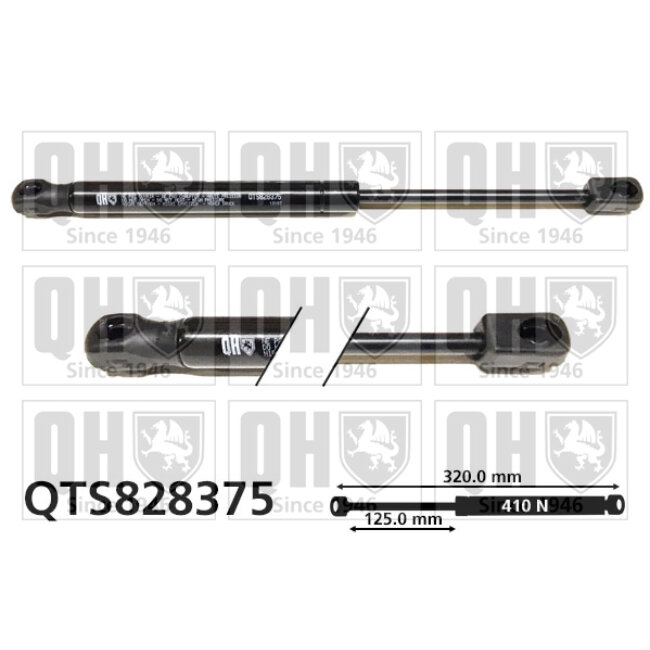 Vérin De Capot Quinton Hazell Qts828375