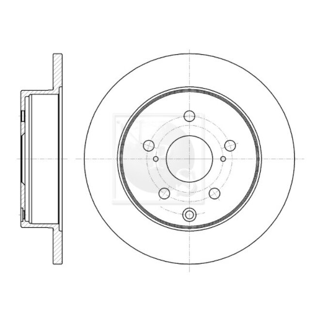 1 Disque De Frein Nps T331a52