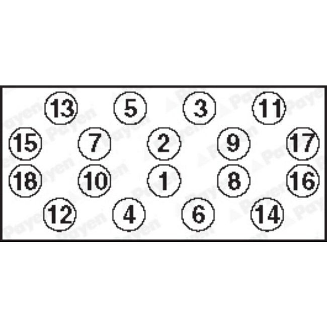 Jeu De Vis De Culasse Payen Hbs315