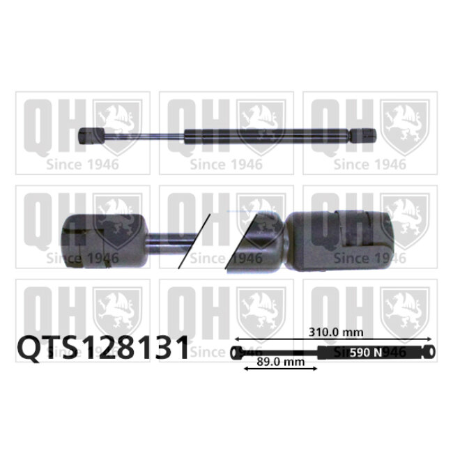 Vérin De Coffre Quinton Hazell Qts128131