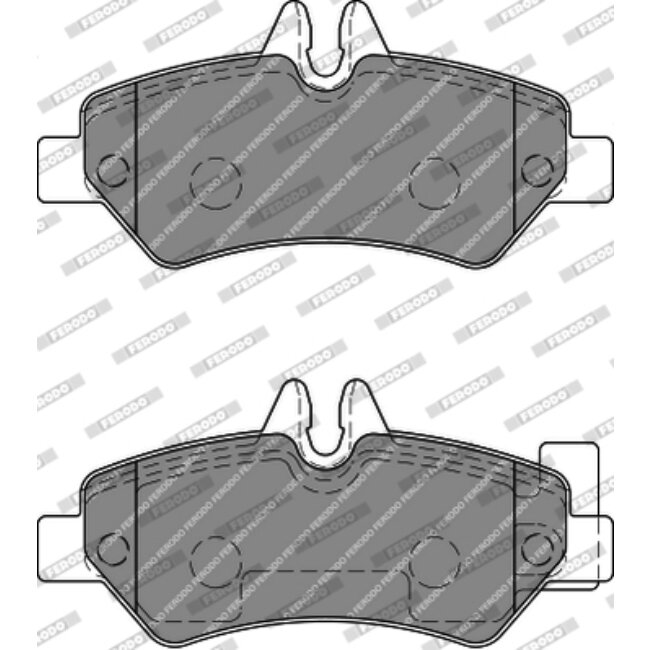 4 Plaquettes De Frein Ferodo Fvr1780