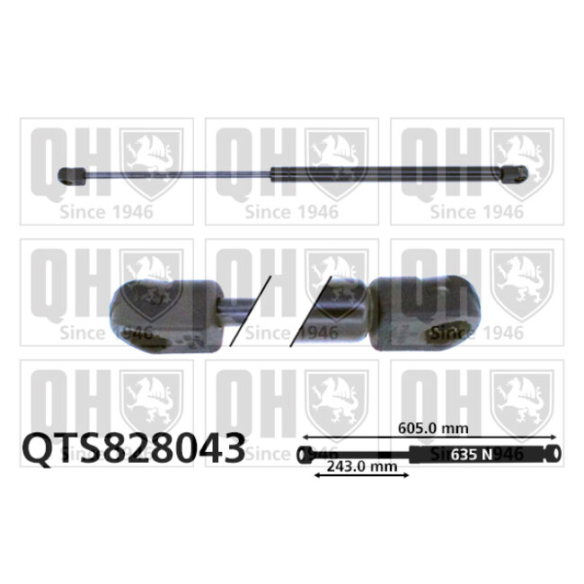 Vérin De Coffre Quinton Hazell Qts828043