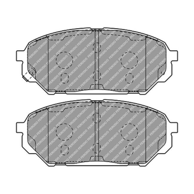 4 Plaquettes De Frein Ferodo Fdb4889