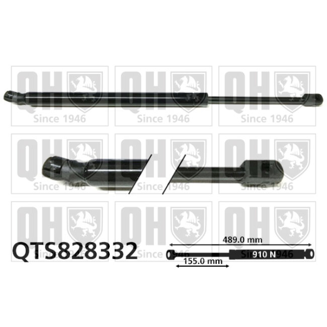 Vérin De Coffre Quinton Hazell Qts828332