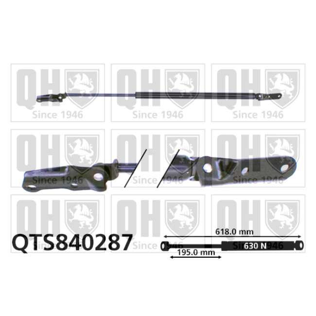 Vérin De Coffre Quinton Hazell Qts840287