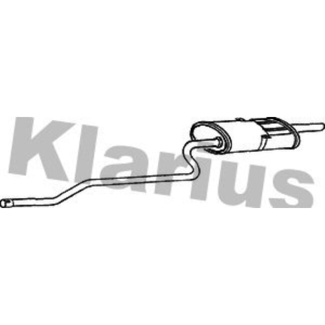 Silencieux Arrière Klarius 260907