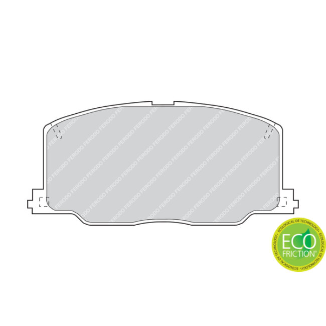 4 Plaquettes De Frein Ferodo Fdb602