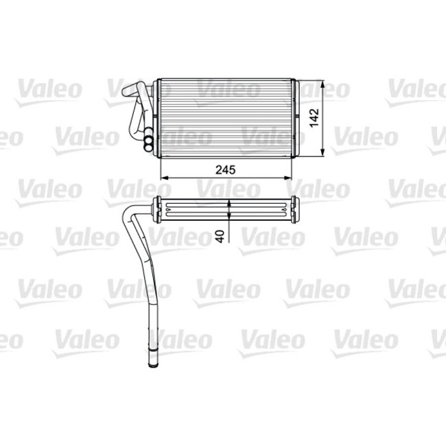 Radiateur De Chauffage Valeo 812277