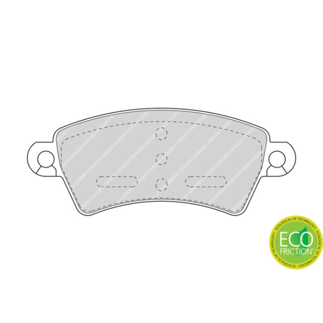 4 Plaquettes De Frein Ferodo Fdb1370