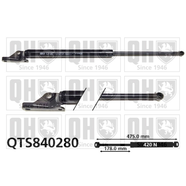 Vérin De Coffre Quinton Hazell Qts840280