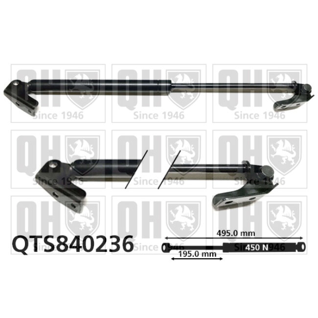 Vérin De Coffre Quinton Hazell Qts840236