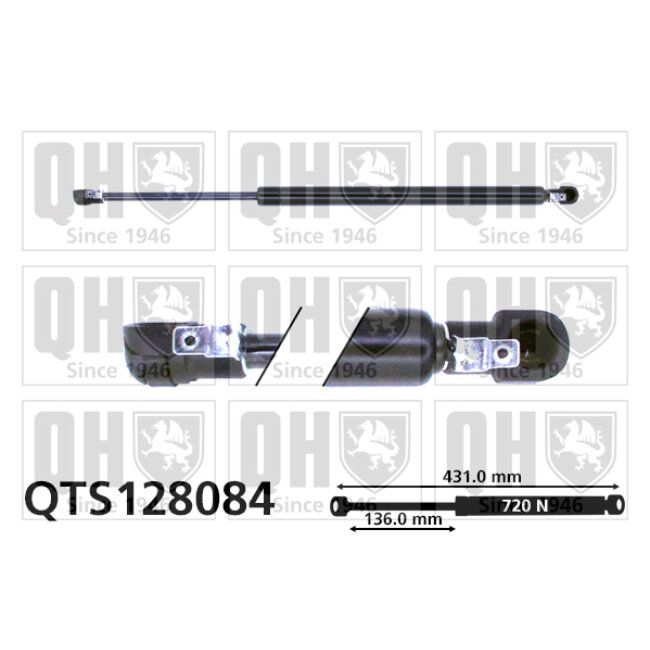 Vérin De Coffre Quinton Hazell Qts128084