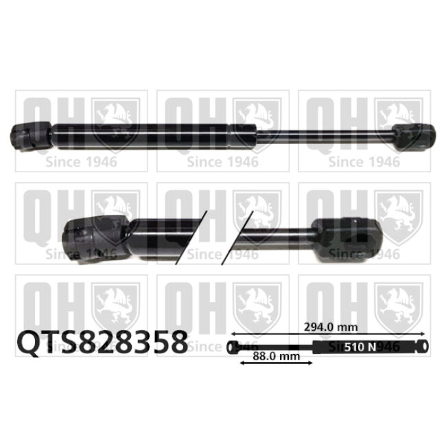 Vérin De Capot Quinton Hazell Qts828358