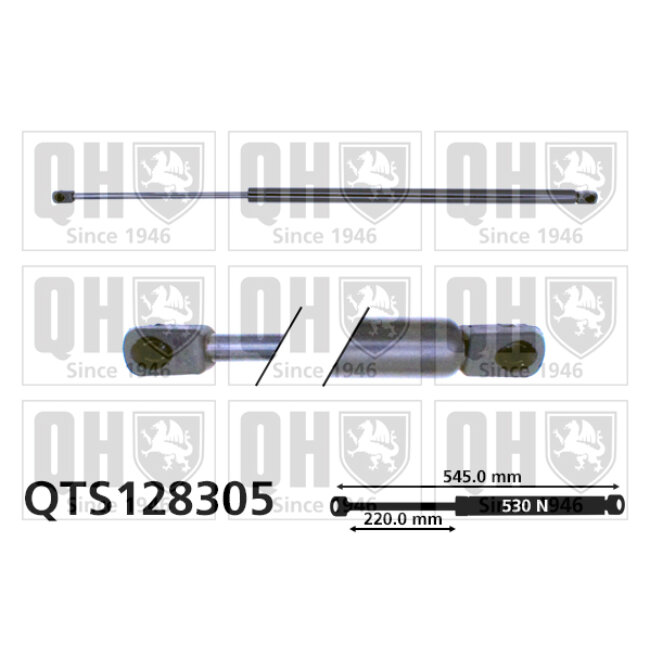 Vérin De Coffre Quinton Hazell Qts128305