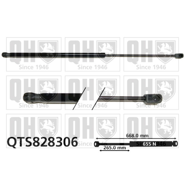 Vérin De Coffre Quinton Hazell Qts828306