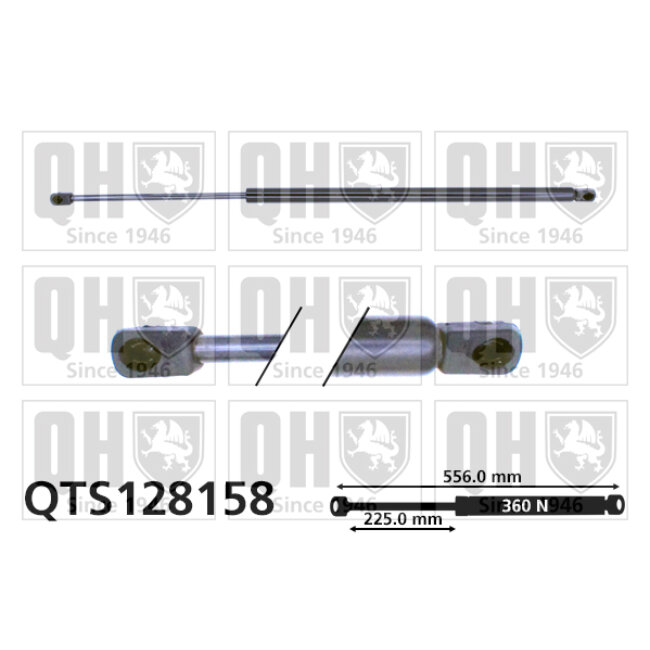 Vérin De Coffre Quinton Hazell Qts128158