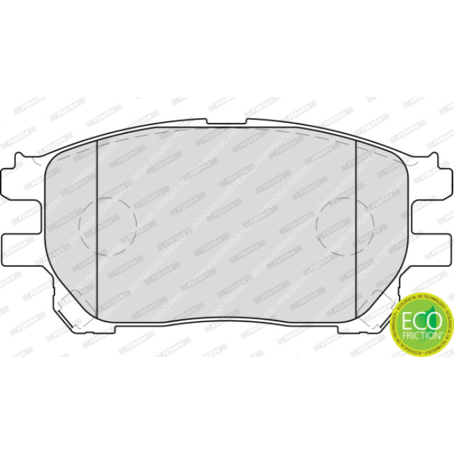4 Plaquettes De Frein Ferodo Fdb1868