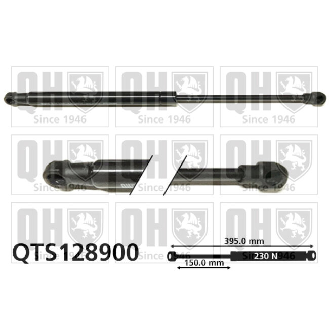 Vérin De Capot Quinton Hazell Qts128900