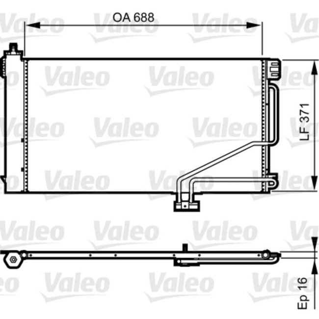 Condenseur Valeo 814186