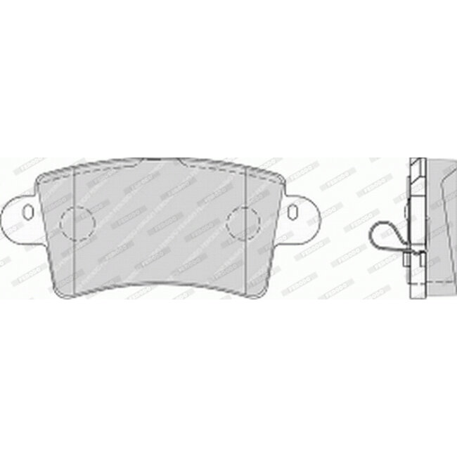 4 Plaquettes De Frein Ferodo Fvr1453