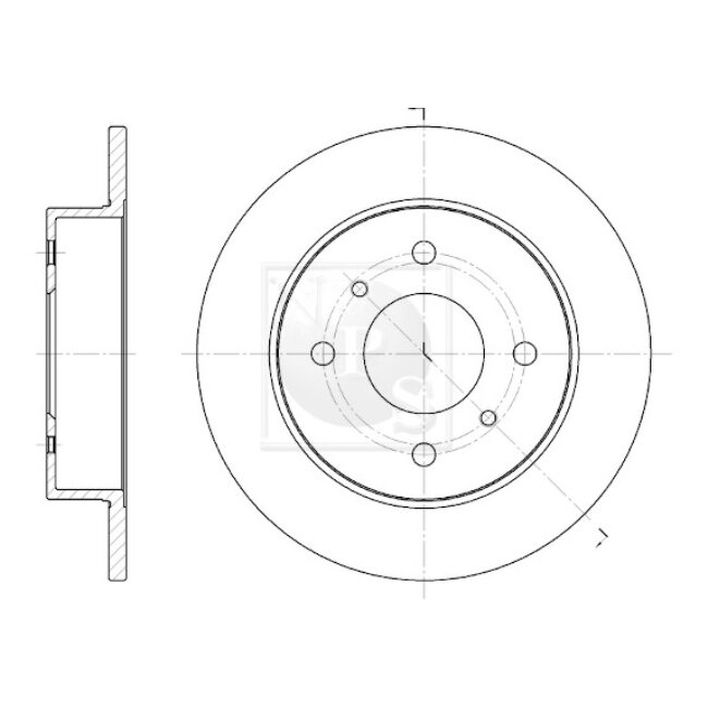 1 Disque De Frein Nps N331n22