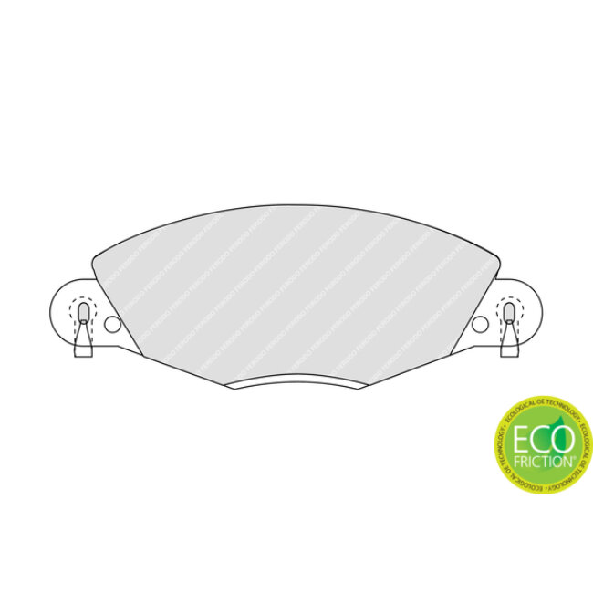 4 Plaquettes De Frein Ferodo Fdb1412