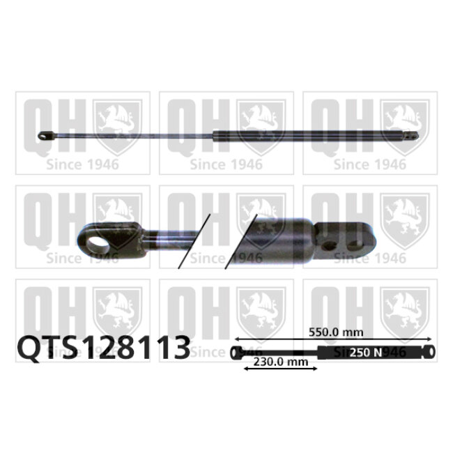 Vérin De Coffre Quinton Hazell Qts128113