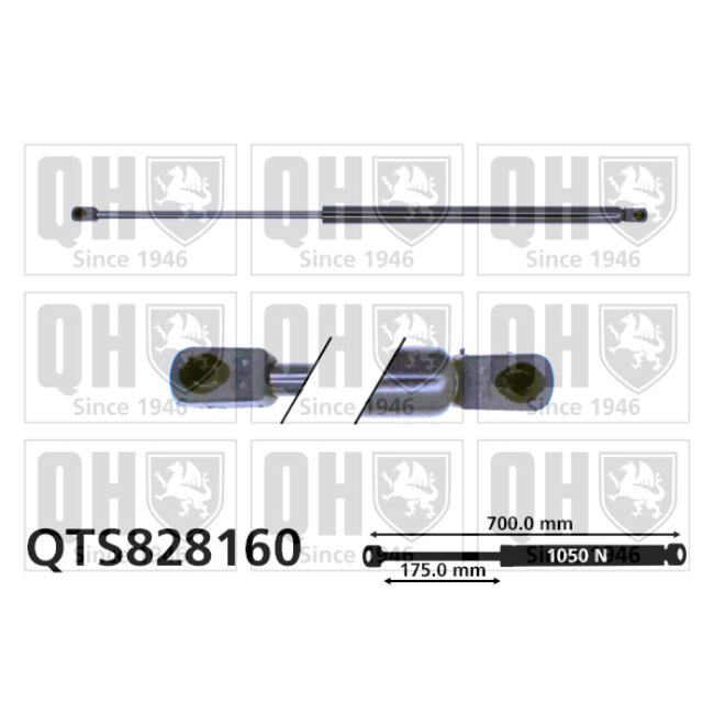 Vérin De Coffre Quinton Hazell Qts828160