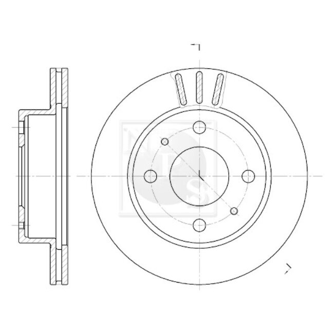 1 Disque De Frein Nps S330u10