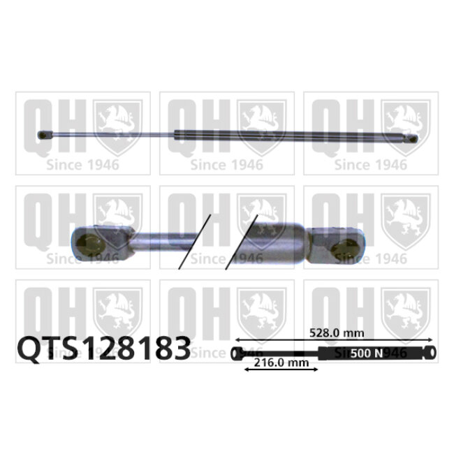 Vérin De Coffre Quinton Hazell Qts128183