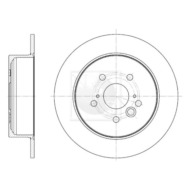 1 Disque De Frein Nps T331a44