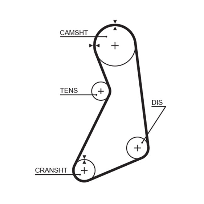 Courroie De Distribution Gates 5399xs