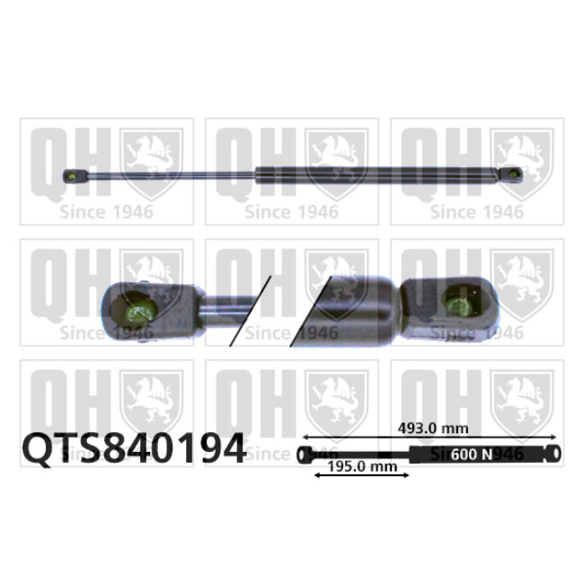 Vérin De Coffre Quinton Hazell Qts840194