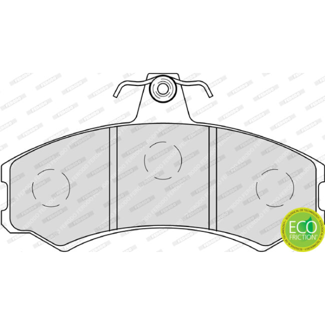 4 Plaquettes De Frein Ferodo Fdb4225