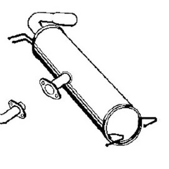 Silencieux Arrière Nps T430a203