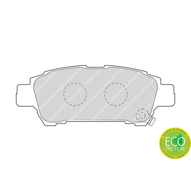 4 Plaquettes De Frein Ferodo Fdb1530