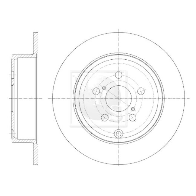 1 Disque De Frein Nps T331a38