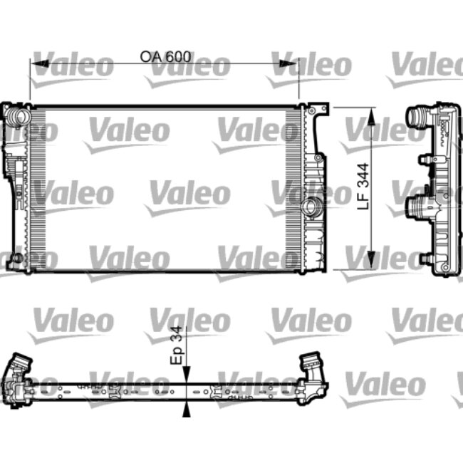 Radiateur De Refroidissement Valeo 735493
