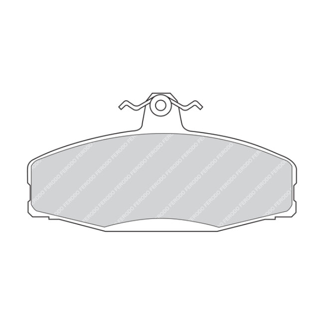 4 Plaquettes De Frein Ferodo Fdb610