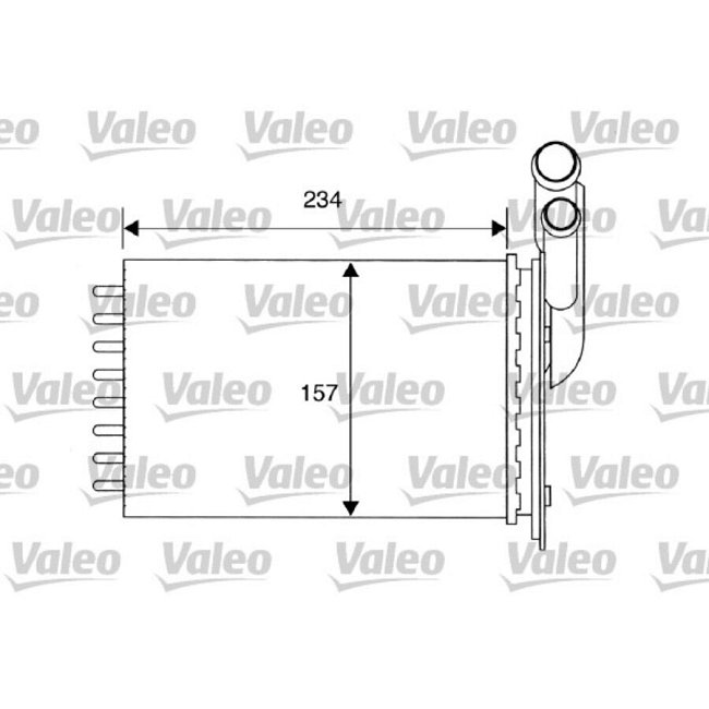 Radiateur De Chauffage Valeo 812157