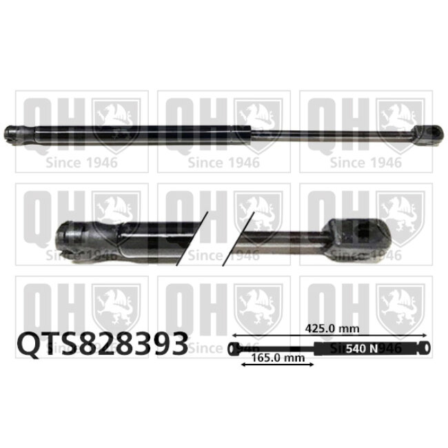 Vérin De Coffre Quinton Hazell Qts828393