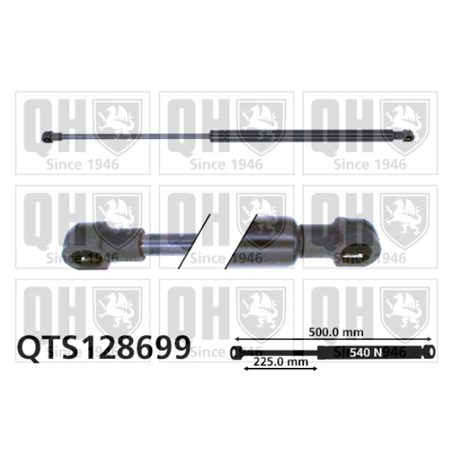 Vérin De Coffre Quinton Hazell Qts128699