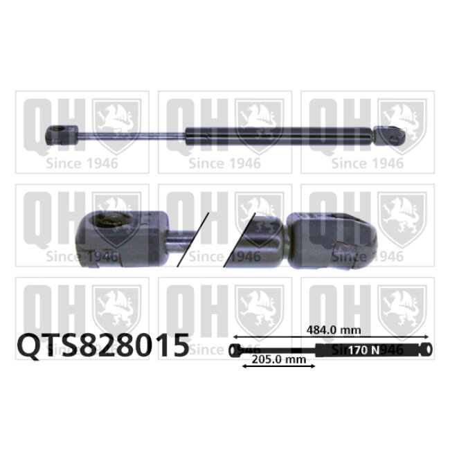 Vérin De Capot Quinton Hazell Qts828015