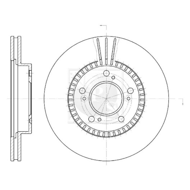 1 Disque De Frein Nps H330a33