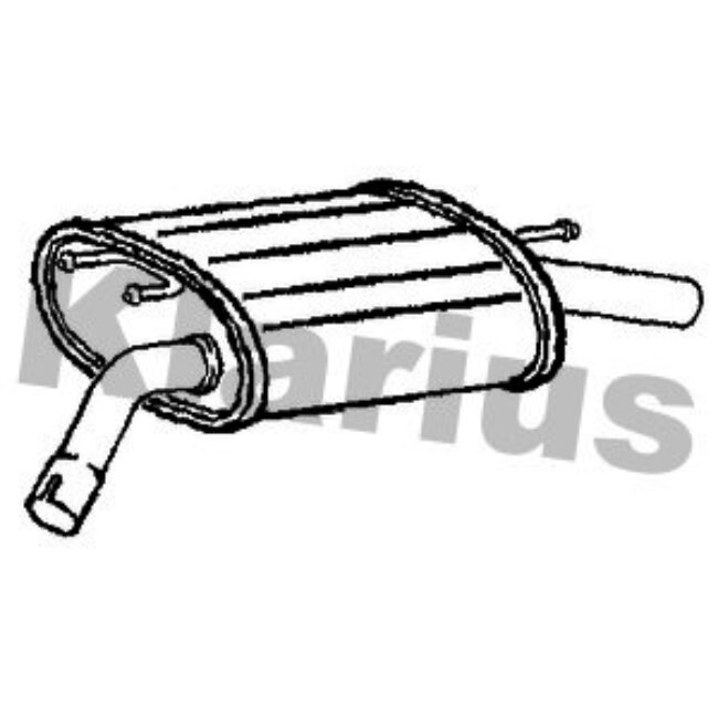 Silencieux Arrière Klarius 210849