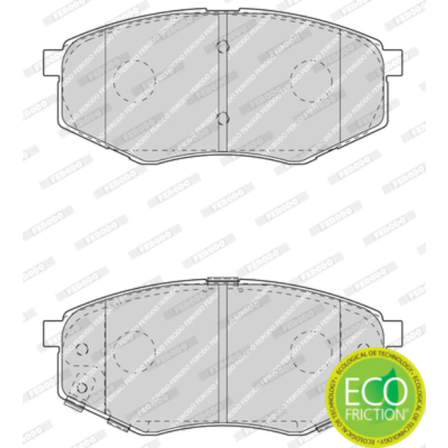 4 Plaquettes De Frein Ferodo Fdb4447
