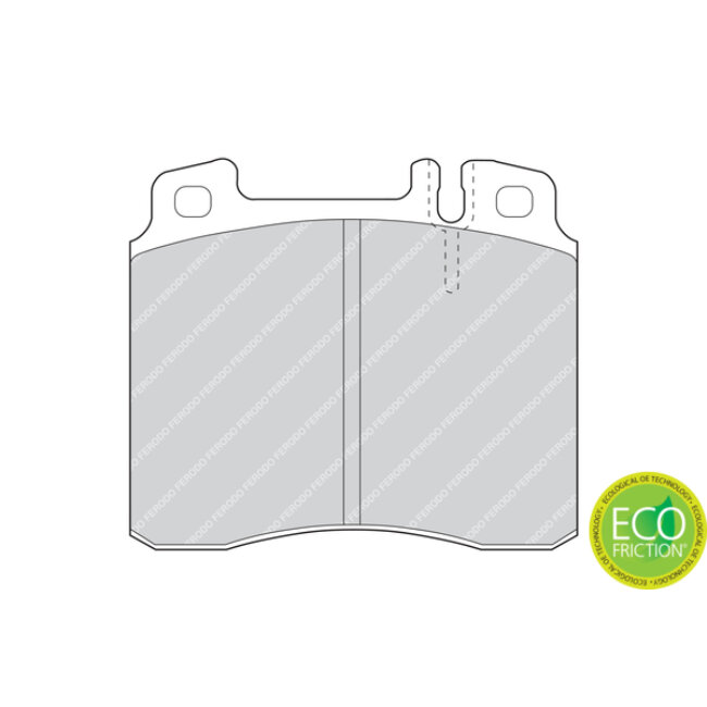 4 Plaquettes De Frein Ferodo Fdb800