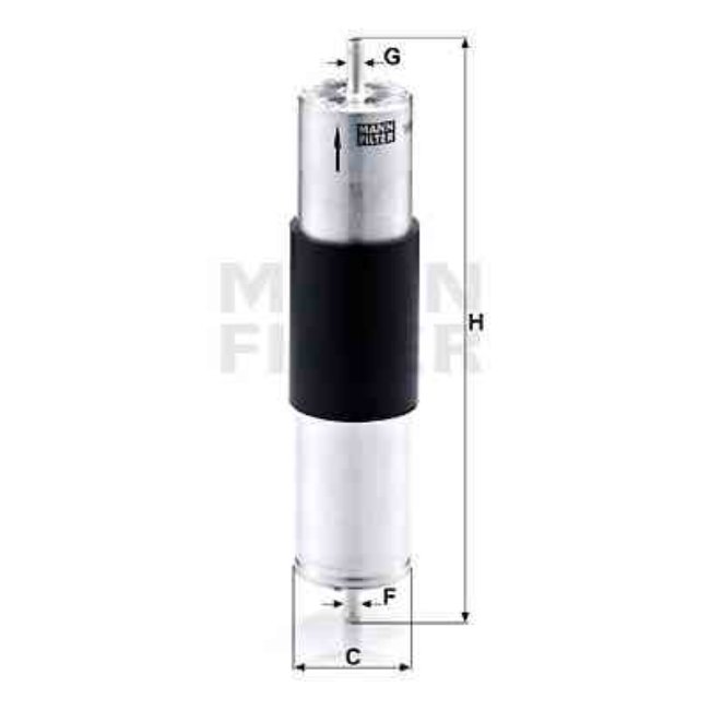Filtre À Carburant Mann-filter Wk521/3