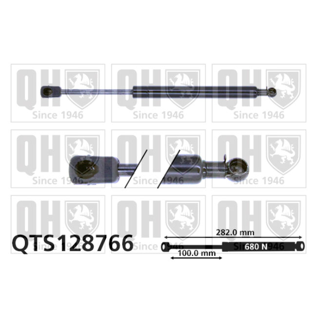 Vérin De Coffre Quinton Hazell Qts128766