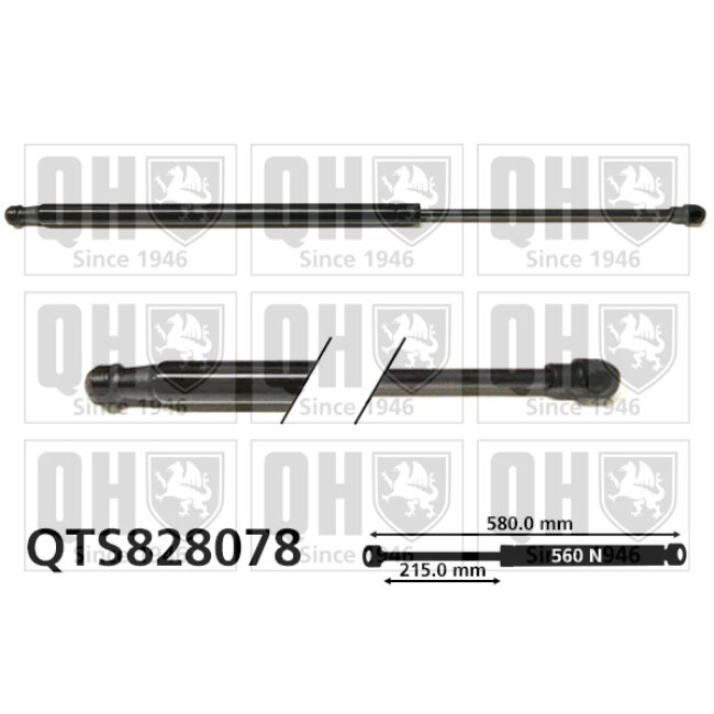 Vérin De Coffre Quinton Hazell Qts828078